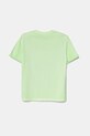 United Colors of Benetton tricou de bumbac pentru copii 3085C10P9.G.Seasonal verde SS25