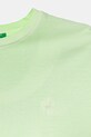 Băieți United Colors of Benetton tricou de bumbac pentru copii 3085C10P9.G.Seasonal verde