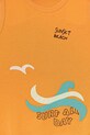Băieți United Colors of Benetton top din bumbac pentru copii 3I1XGH014.P.Seasonal portocaliu