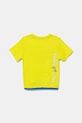 United Colors of Benetton t-shirt bawełniany dziecięcy 3SLUG10JF.P.Seasonal żółty SS25