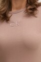 Bavlněné tričko Calvin Klein K20K207974 hnědá