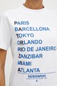 Patrizia Pepe tricou din bumbac 8M1687.J261 alb