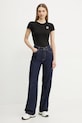 Памучна тениска Armani Exchange XW000320.AF10356 черен SS25