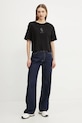 Памучна тениска Armani Exchange XW000102.AF10359 черен SS25