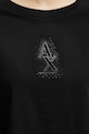 Памучна тениска Armani Exchange XW000102.AF10359 черен