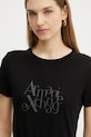 Памучна тениска Armani Exchange черен XW000109.AF10359