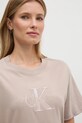 Calvin Klein Jeans t-shirt beżowy J20J224798