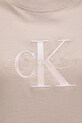 Calvin Klein Jeans t-shirt J20J224798 beżowy