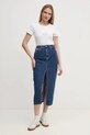 Хлопковая футболка Calvin Klein Jeans J20J224982 белый SS25