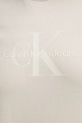 Бавовняна футболка Calvin Klein Jeans J20J224983 бежевий