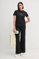 Хлопковая футболка Calvin Klein Jeans J20J224983 чёрный SS25