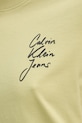 Bavlnené tričko Calvin Klein Jeans J20J224984 zelená