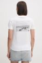 Calvin Klein Jeans t-shirt bawełniany beżowy J20J224986