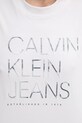 Хлопковая футболка Calvin Klein Jeans J20J224987 белый