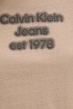 Calvin Klein Jeans tricou din bumbac J20J224988 bej