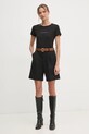 Хлопковая футболка Calvin Klein Jeans J20J224990 чёрный SS25