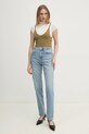 Μπλουζάκι Calvin Klein Jeans J20J225017 μπεζ SS25