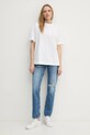 Calvin Klein Jeans t-shirt bawełniany J20J225113 biały SS25