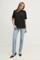 Calvin Klein Jeans t-shirt in cotone J20J225113 nero SS25