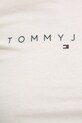 Хлопковый лонгслив Tommy Jeans бежевый DW0DW19434