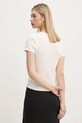 Одяг Бавовняна футболка Tommy Jeans DW0DW19435 бежевий