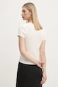 Oblečení Bavlněné tričko Tommy Jeans DW0DW19435 béžová