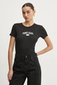 Tommy Jeans tricou din bumbac negru DW0DW19435