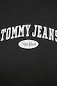 Bavlnené tričko Tommy Jeans DW0DW19435 čierna