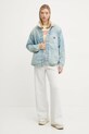 Бавовняна футболка Tommy Jeans DW0DW19447 жовтий SS25