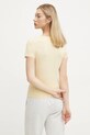 Одяг Бавовняна футболка Tommy Jeans DW0DW19447 жовтий