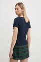 Одяг Бавовняна футболка Tommy Jeans DW0DW19447 темно-синій