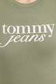 Tommy Jeans t-shirt bawełniany DW0DW19447 zielony
