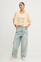 Tommy Jeans top DW0DW19492 galben SS25