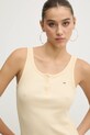 Tommy Jeans top galben DW0DW19492