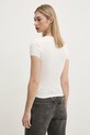 Îmbrăcăminte Tommy Jeans tricou din bumbac DW0DW19493 alb