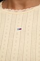 Бавовняна футболка Tommy Jeans DW0DW19493 жовтий