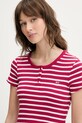 Îmbrăcăminte Tommy Jeans tricou din bumbac DW0DW19502 roz