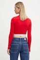 Ρούχα Μακρυμάνικο Tommy Jeans DW0DW19510 κόκκινο