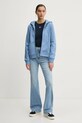 Tommy Jeans longsleeve DW0DW20178 bleumarin SS26