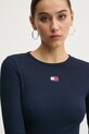 Tommy Jeans longsleeve bleumarin DW0DW20178