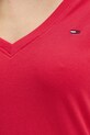 Tommy Jeans tričko dámské bavlněné DW0DW20458 červená