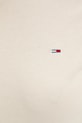 Бавовняна футболка Tommy Jeans DW0DW20459 бежевий