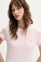 Îmbrăcăminte Tommy Jeans tricou din bumbac DW0DW20459 roz