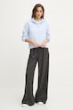 Хлопковая футболка Tommy Jeans DW0DW20459 голубой SS25