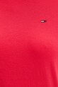 Tommy Jeans basic tričko dámské bavlněné DW0DW20459 červená