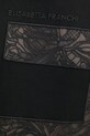 Elisabetta Franchi tricou din bumbac MA03151E2 negru