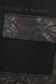 Elisabetta Franchi tricou din bumbac MA03151E2 negru