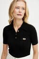 Свитер с примесью шелка Elisabetta Franchi чёрный MK63B51E2