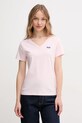 HUGO Blue t-shirt bawełniany bawełna różowy 50513667