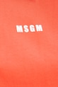 MSGM t-shirt bawełniany 3841MDM500.257002 pomarańczowy